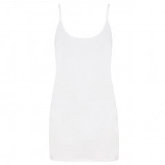 Upcycled Women's Vest Top - White