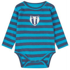 Long Sleeved Baby Bodysuit - Tree Tops Stripe
